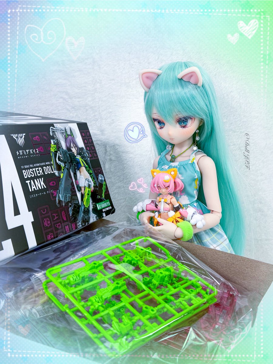 実奈ちゃん：この緑のパーツ…めっちゃ可愛いにゃんっ✨💕 組むの楽しみ