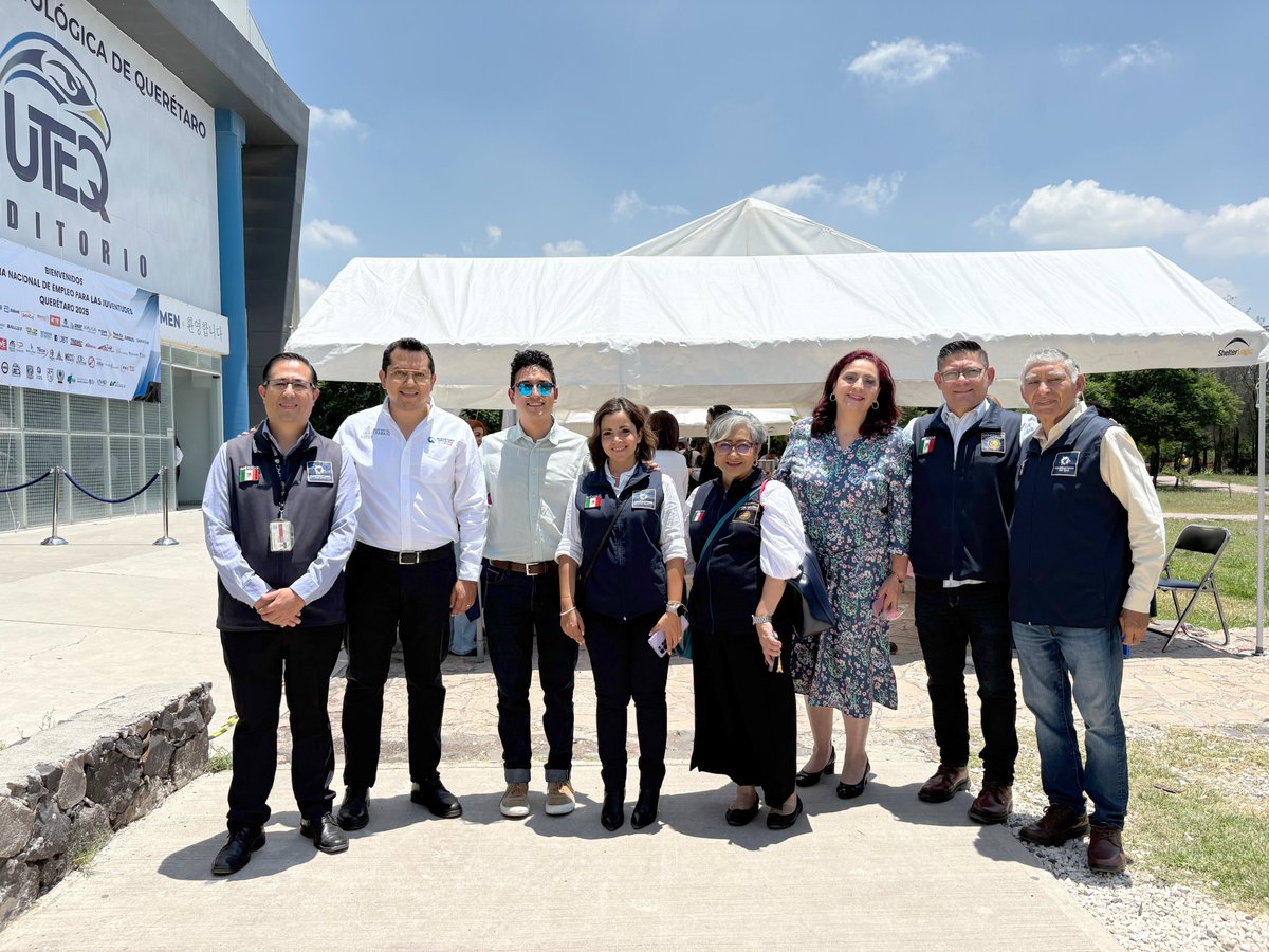 🎯 Querétaro abrió sus puertas a las y los buscadores de trabajo en la #FeriaNacionalDeEmpleo para las #Juventudes 2025, realizada este 14 de agosto.

📍50 empresas pusieron a disposición más de 1,200 vacantes, además de talleres para mejorar su empleabilidad.