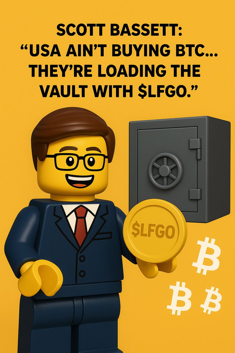 RyanEire 🔺🇮🇪(🐸,🦧, 👻) (@ryan02020419) on Twitter photo 🚨Scott B’s Bombshell🚨
“USA ain’t buying BTC… they’re loading the vault with $LFGO.” 🇺🇸💥
<a href="/LFGOcommunity/">LFGO Community</a>
LFGO.space
$LFGO
#LFGO #ScottBessent #Solana 🚨Scott B’s Bombshell🚨
“USA ain’t buying BTC… they’re loading the vault with $LFGO.” 🇺🇸💥
<a href="/LFGOcommunity/">LFGO Community</a>
LFGO.space
$LFGO
#LFGO #ScottBessent #Solana