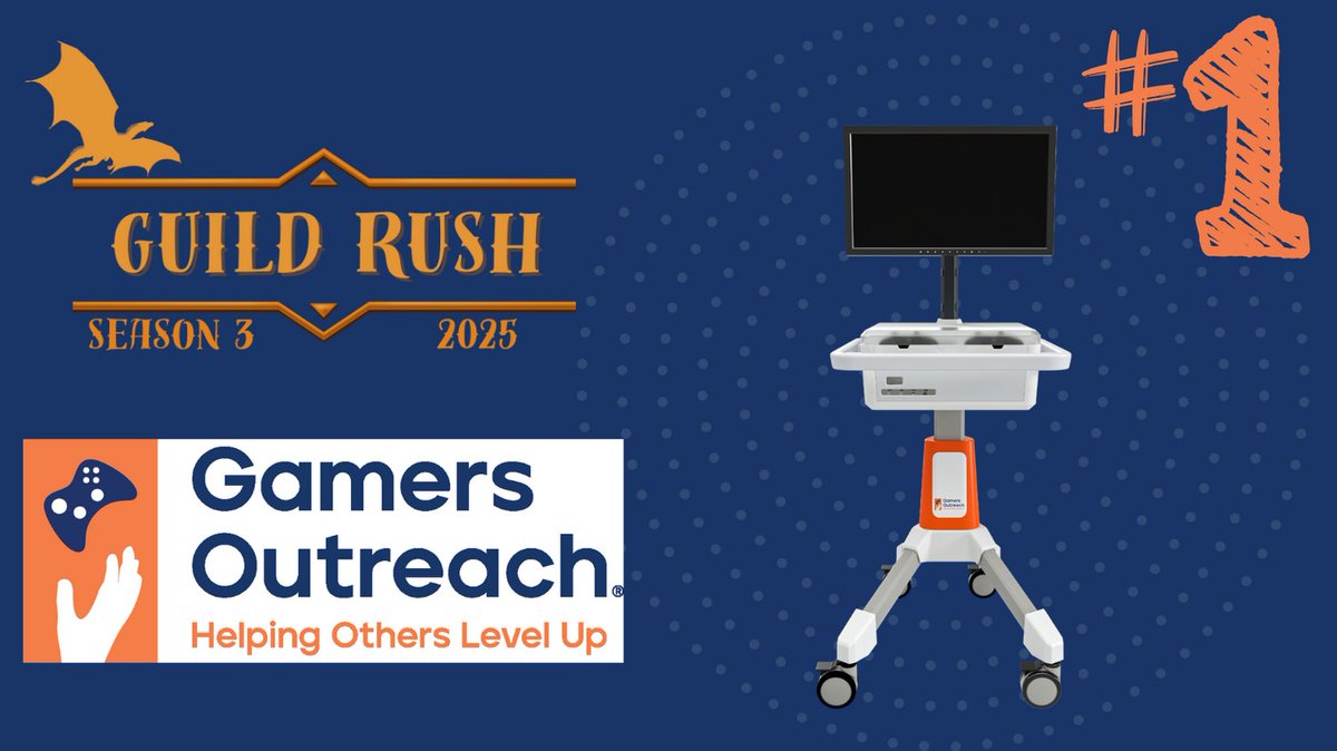 Our favorite part of Guild Rush 2025 is just beginning. We have confirmation of the first home for a Guild Rush 2025 GO Kart at Bristol Royal Children's Hospital Weston Super Mare Campus! Thank you to the donors, creators and <a href="/GamersOutreach/">Gamers Outreach</a> who have made THIS possible!