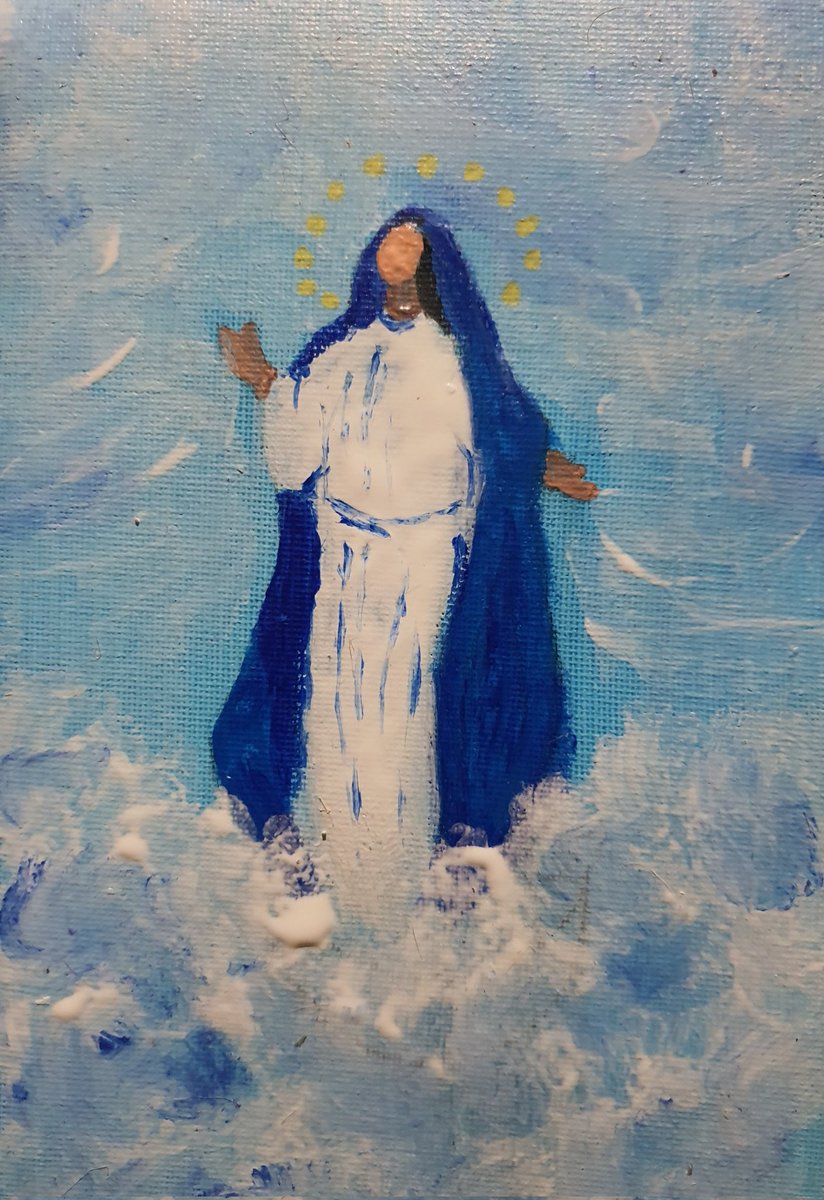The Assumption Of The Blessed Virgin Mary, acrylic, 15 Aug. 2025