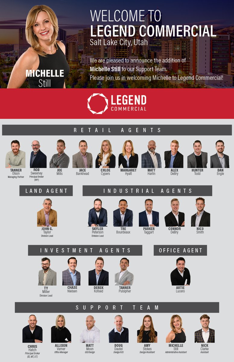 LegendCommCRE's tweet image. Welcome Michelle! 
Big boost to the support team!