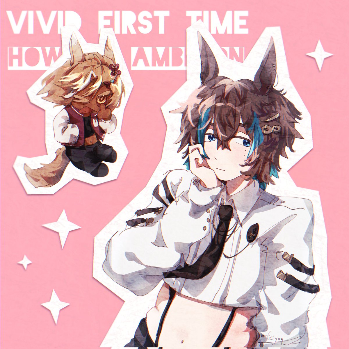 HOWLINGAMBITION's tweet photo. @Nemuuriin YESYES first two are their refs and then they got art from my mooties as well... ┗⁠(⁠•⁠ˇ⁠_⁠ˇ⁠•⁠) you cant tell it's masurei but .. BUT IF YOU LOOK CLOSER... trust me guys.. https://t.co/J2KQ9nMsVw