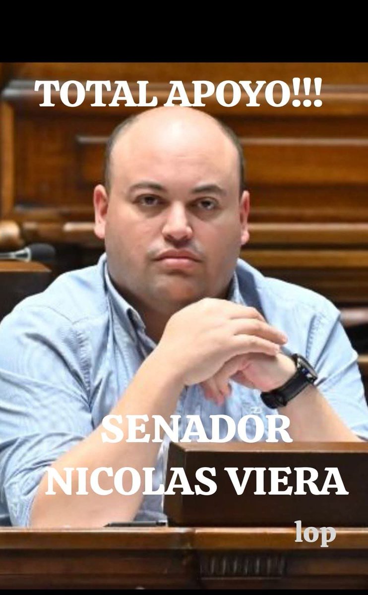 Todo el apoyo para nuestro Compañero <a href="/nicovieradiaz/">Nicolás Viera</a> !! ✌️