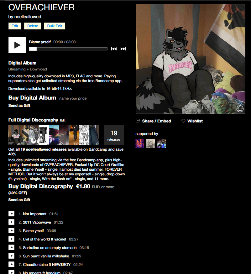 ALBUM OUT ON BANDCAMP AND ON MOST EUROPEAN STREAMING !!!!!!!!!!!!!!!!!!!!!!!