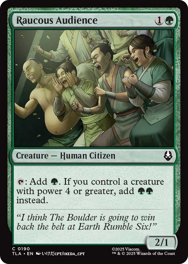 DimirUB's tweet photo. 【MTG x AVATAR】
(T)：(緑)を加える。あなたがパワー4以上のクリ一チャ一をコン卜ロ一ルするなら、代わりに(緑)(緑)を加える
🇯🇵🎨@ikeda_cpt https://t.co/Gpbz18GERi