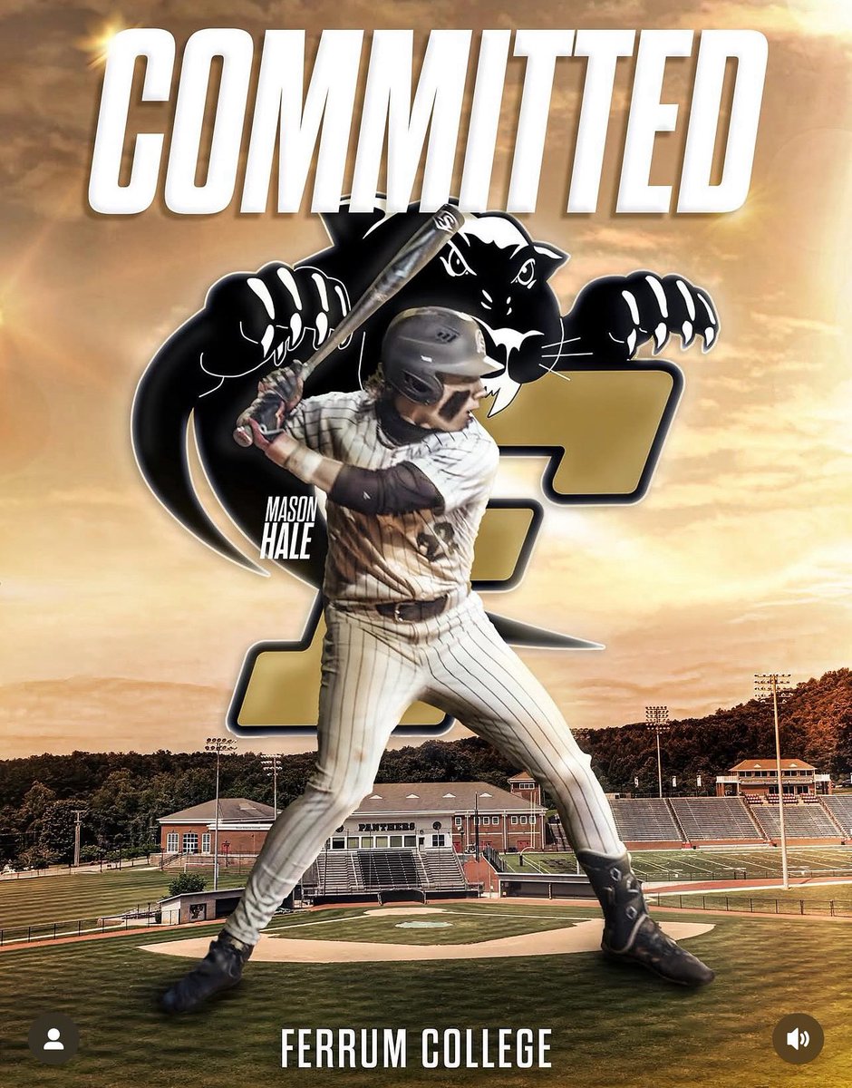 Proud of our guy <a href="/mason_hale22/">Mason Hale</a> on his commitment to Ferrum College! <a href="/FerrumBsbll/">Ferrum College Baseball</a> is getting an incredible athlete but more importantly an amazing young man! 
#NextLevelSpartans #RollPanthers