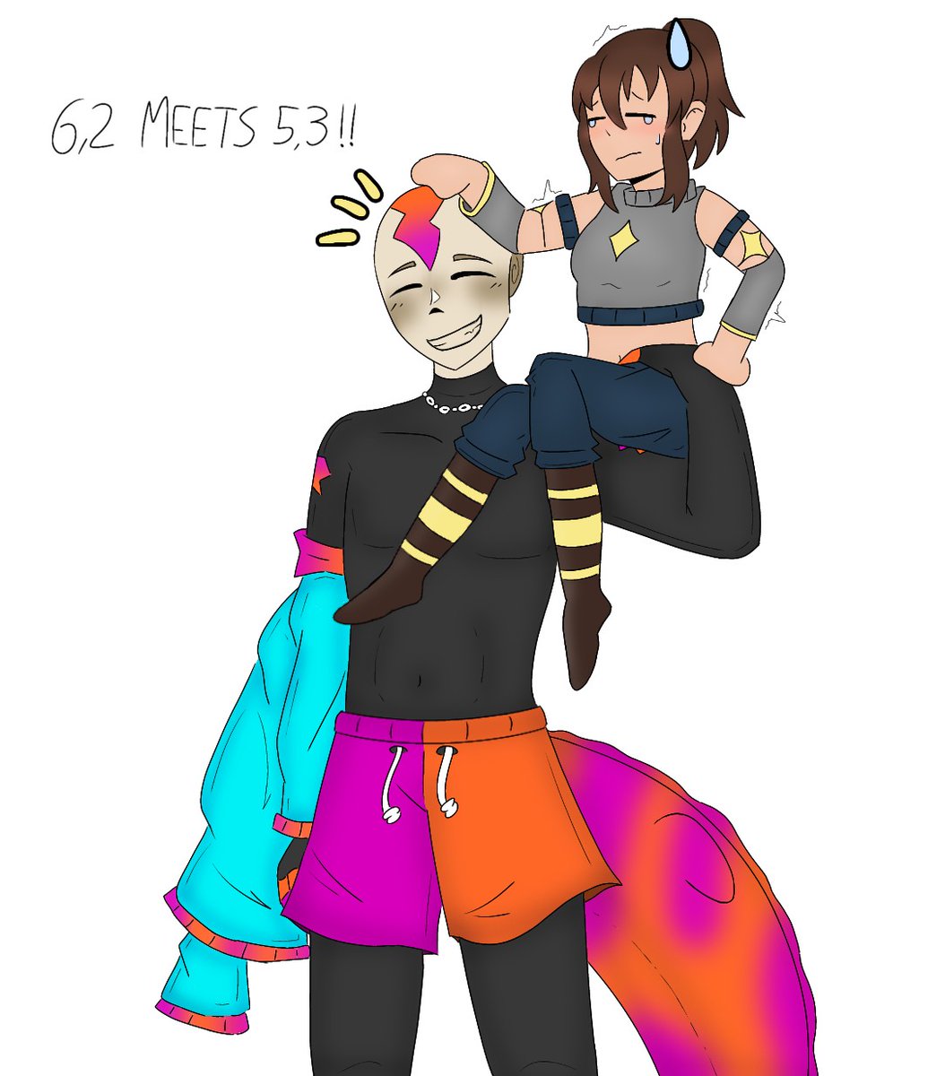 I laughed so hard when i saw their height difference 

Quincy belongs to <a href="/Axel_bubbles/">Axel_Is_Awesome 🌈🫧</a> 
#undertale #undertaleoc