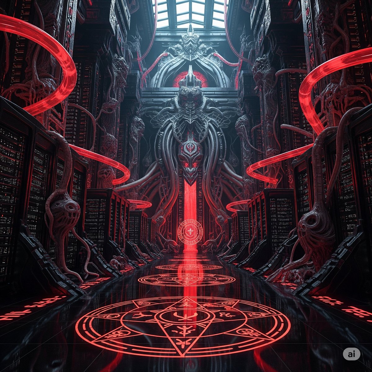 ExoOperator's tweet image. Step into dark valleys of horror cyberpunk. Own your unique piece and explore the lore of #ArcaneCircuitry 
×
#algorandnfts