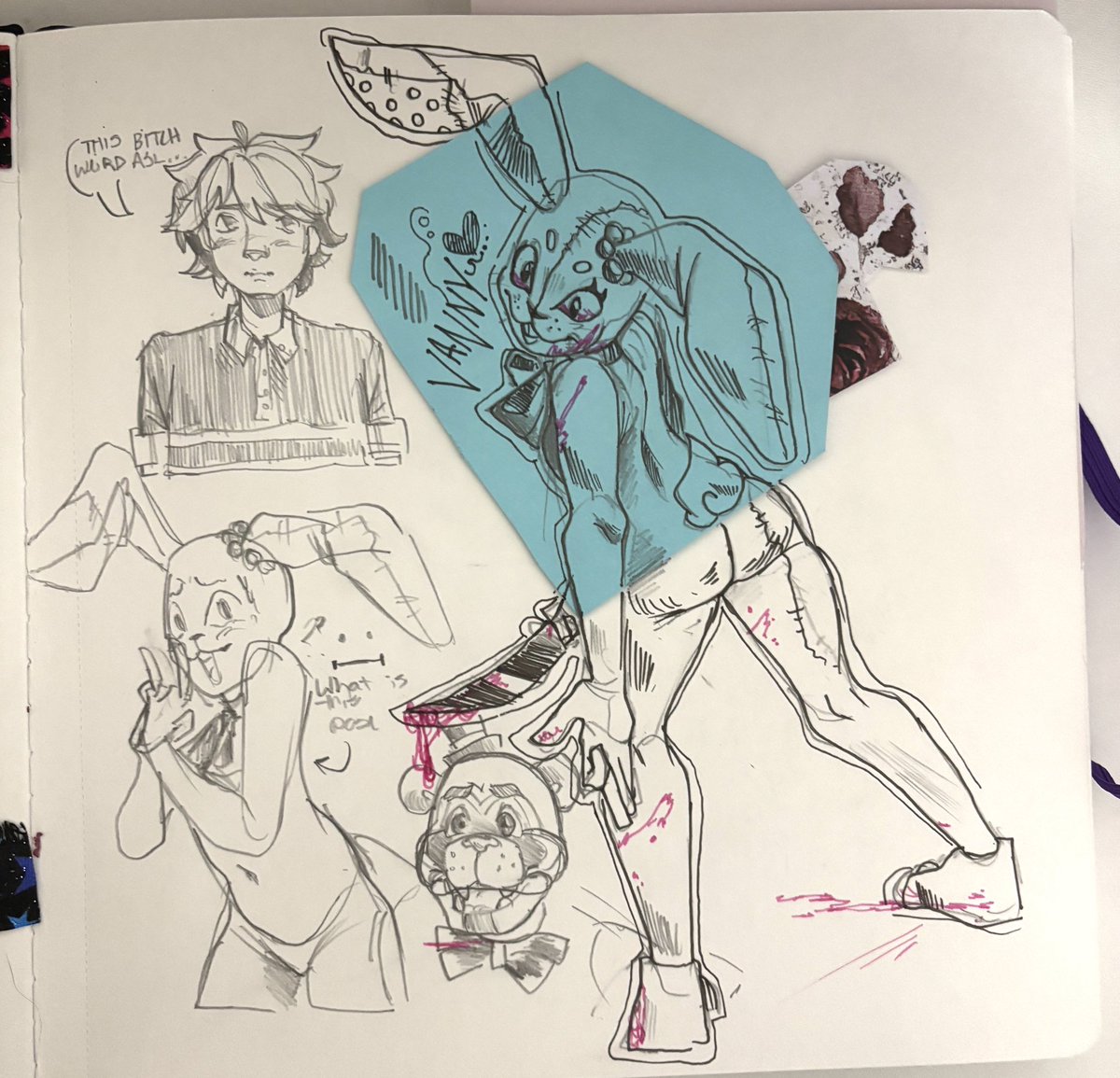lambylucy's tweet photo. Sketchbook page https://t.co/kkDrzFDMvO