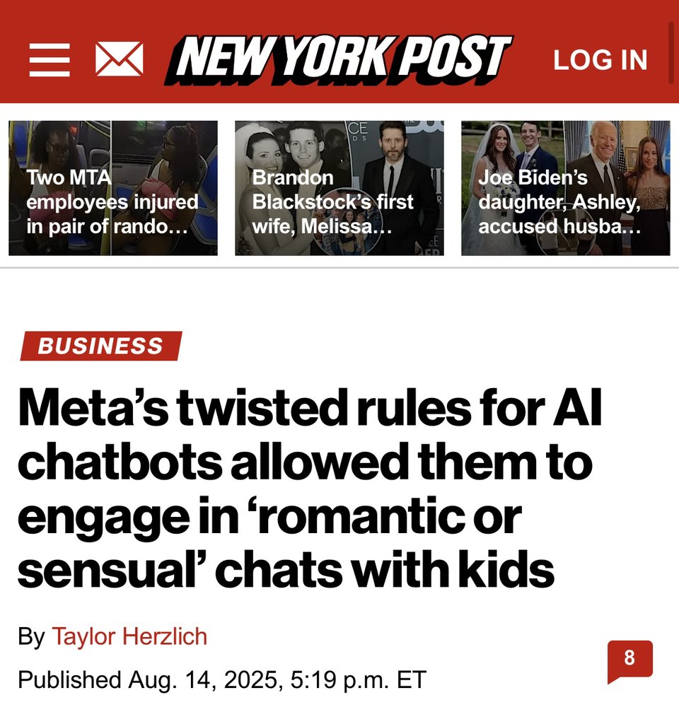 Under <a href="/linamkhan/">Lina Khan</a>, <a href="/FTC/">FTC</a> fought to ban Meta from profiting off kids. Now, it looks like <a href="/AFergusonFTC/">Andrew Ferguson</a> wants to hand them a sweetheart deal. 

Makes sense — Meta has clearly cleaned up its act.