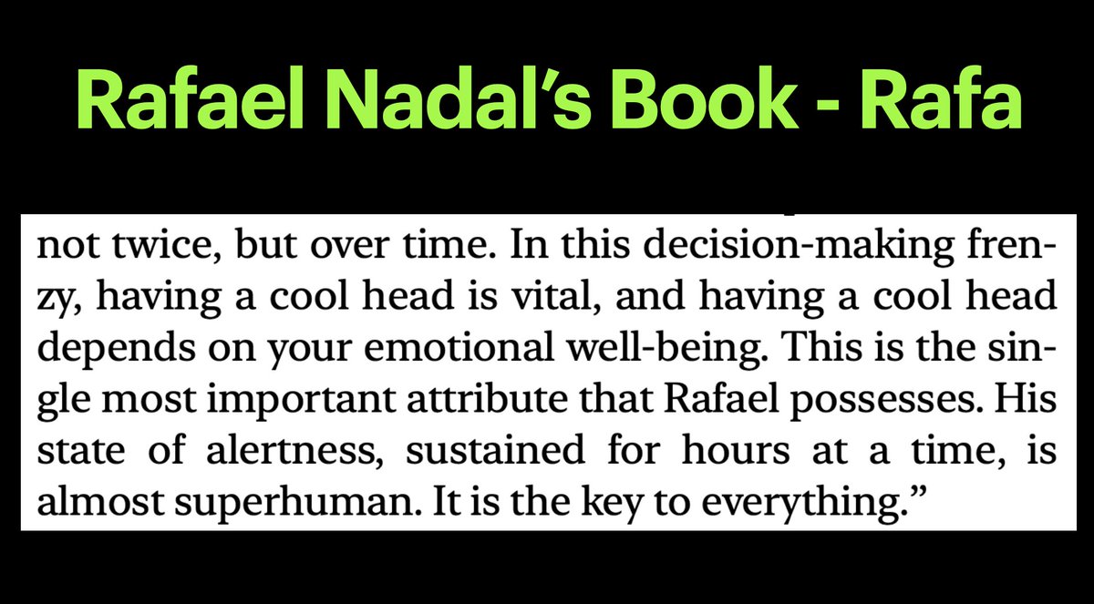 Here's where the 🎾 conversation starts.
Tennis is played at speed and under brutal time pressure.

Let that sink in the next time you think somebody shouldn't miss a forehand. 

Oh, and decision-making frenzy is soooo on point.🎯