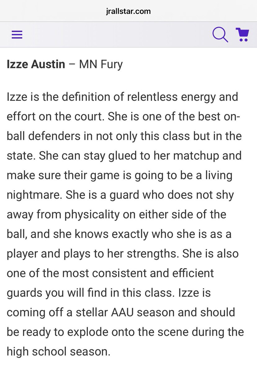 Izze Austin (@izzeaustin) on Twitter photo Thank you <a href="/EricJrAllStar/">EricJrAllStar</a> and <a href="/JrAllStarMN/">Minnesota Jr. All-Star GBB</a> for the First Team recognition! Love my <a href="/MinnesotaFury/">Minnesota Fury AAU</a> team and looking forward to <a href="/MtkaGHoops/">Tonka Girls Hoops</a> season! <a href="/Nick_Storm_/">Nick Storm</a> <a href="/DreJtcelite/">Coach Dre Jefferson</a> <a href="/coach_robie/">Coach Robie</a> Thank you <a href="/EricJrAllStar/">EricJrAllStar</a> and <a href="/JrAllStarMN/">Minnesota Jr. All-Star GBB</a> for the First Team recognition! Love my <a href="/MinnesotaFury/">Minnesota Fury AAU</a> team and looking forward to <a href="/MtkaGHoops/">Tonka Girls Hoops</a> season! <a href="/Nick_Storm_/">Nick Storm</a> <a href="/DreJtcelite/">Coach Dre Jefferson</a> <a href="/coach_robie/">Coach Robie</a>
