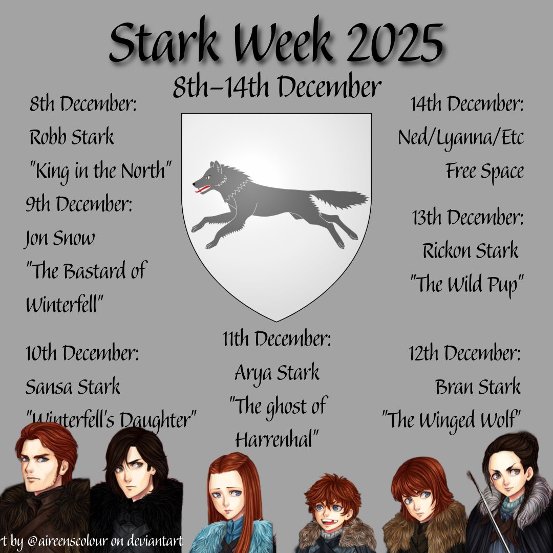 here are the full dates and prompts for #starkweek 2025!!!! any questions or suggestions message me :P