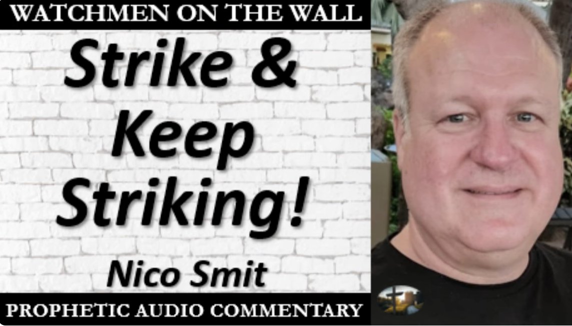 “Strike &amp; Keep Striking!” – Powerful Prophetic Encouragement from Nico Smit youtu.be/e5JkRFzu61Q?fe… via <a href="/YouTube/">YouTube</a>