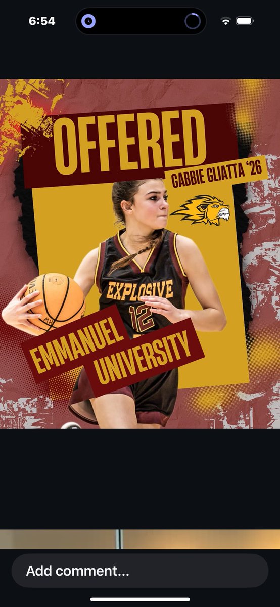 Congrats to Gabbie on another offer 😍