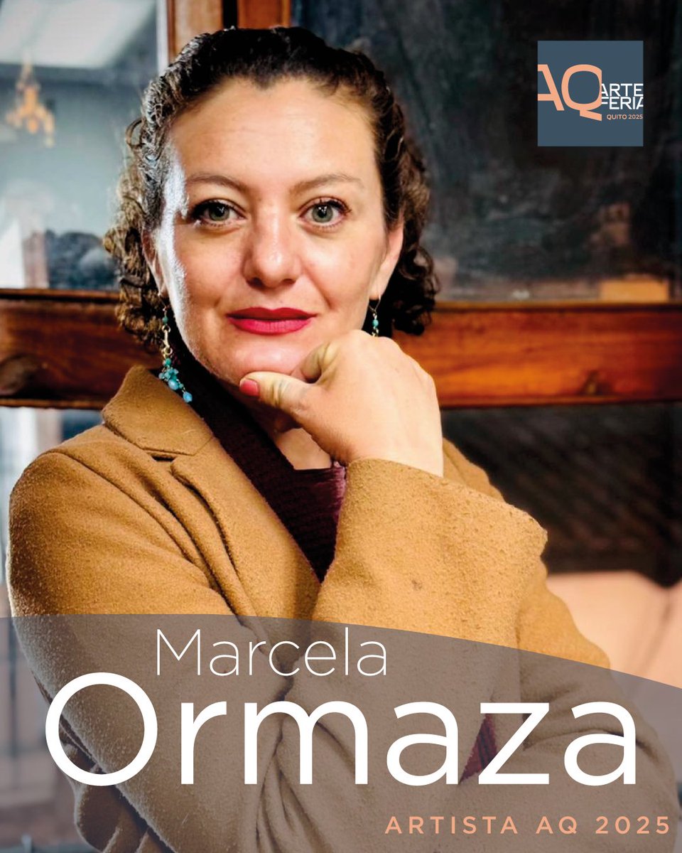 AQFeria's tweet photo. Damos la bienvenida a Marcela Ormaza, artista AQ Arte Feria Quito del 28 al 31 de agosto. ¡Vive la pasión del arte!
#arteecuador #artwork #obradeartes #artistaplastico #artista #finearts #artistaplástico #obradearte #arte #artistas #artes #artistatwork https://t.co/iqiB98yVxm
