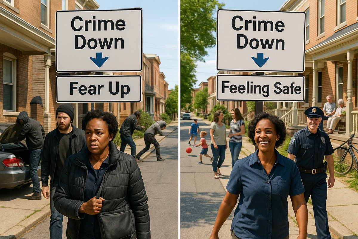 Even when the numbers say crime is down, our job’s not done until every neighbor feels it. Safety isn’t just measured in stats, it’s felt on the streets. #SafetyYouCanFeel
