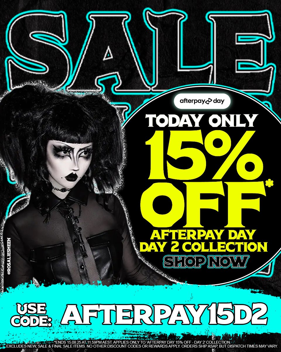 🔥 AFTERPAY DAY - DAY 2 DEAL 🔥 15% OFF a collection of your FAVES! 🔥 

Use code AFTERPAY15D2 at checkout for 15% OFF this collection packed full of must-haves! ENDS MIDNIGHT ✨

beserk.com.au/collections/af…

#beserk #lovebeserk #afterpayday #sale