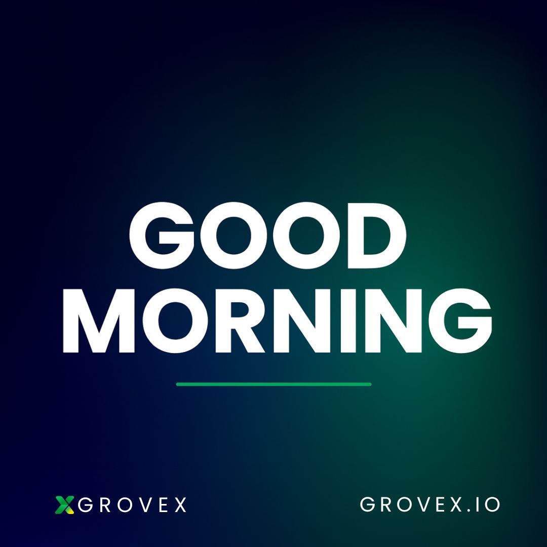 ☀️ Good morning, #CryptoFam!
New day, new moves, new opportunities. 📈
Where will your first trade of the day be?

#GroveX #Crypto #Blockchain #Web3