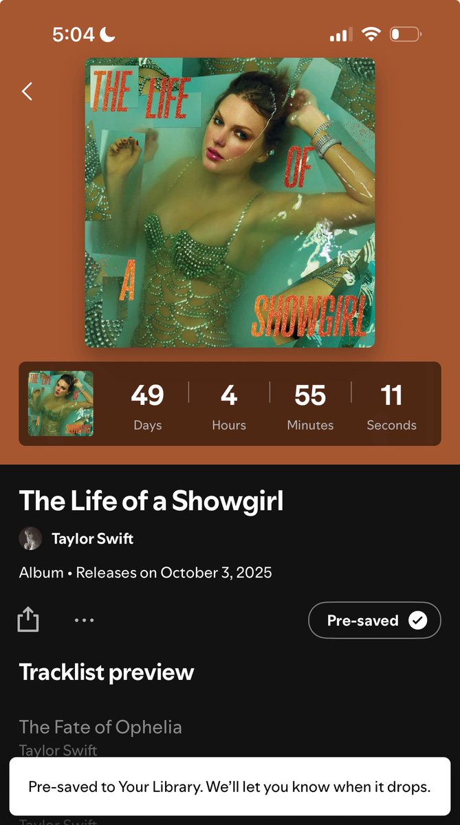 skysversion_'s tweet photo. @taylornation13 @Spotify @AppleMusic @taylorswift13 @SabrinaAnnLynn @TeamSabrina this eldest daughter is ready and checking off her Wi$h Li$t #TSTheLifeOfAShowGirl https://t.co/e4sTAjFyCh
