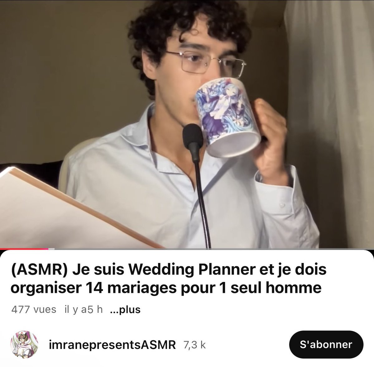 nouvelle vidéo ASMR !