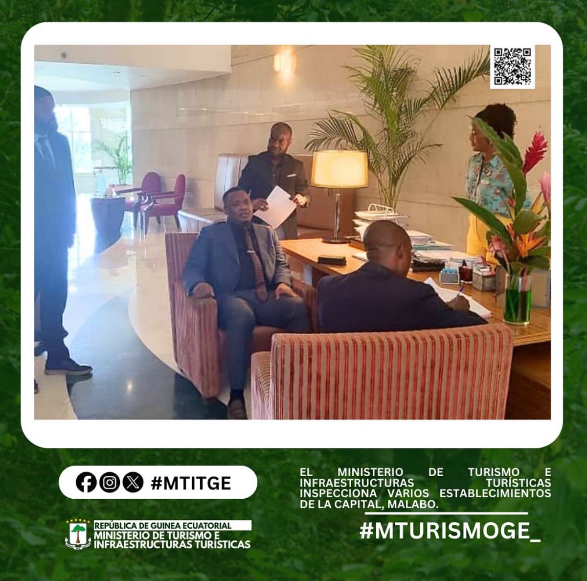 En un compromiso por elevar la calidad de la hospitalidad y la experiencia turística en Guinea Ecuatorial, el Ministerio de Turismo e Infraestructuras Turísticas llevó a cabo una serie de inspecciones en diversos establecimientos situados en Malabo.