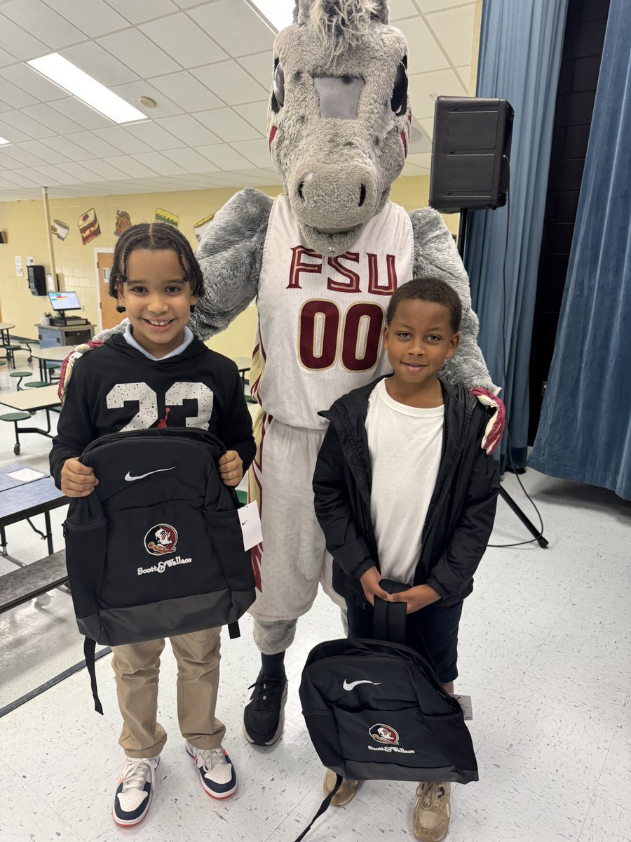 Scott & Wallace LLP (@scottandwallace) on Twitter photo 🎒 Honored to partner with <a href="/Seminoles/">FSU Seminoles</a> to gift 50 custom Nike backpacks to Apalachee Elementary students recognized for leadership & citizenship. Here’s to a strong start! 🍎✨ #ScottAndWallace #BackToSchool #CommunityFirst 🎒 Honored to partner with <a href="/Seminoles/">FSU Seminoles</a> to gift 50 custom Nike backpacks to Apalachee Elementary students recognized for leadership & citizenship. Here’s to a strong start! 🍎✨ #ScottAndWallace #BackToSchool #CommunityFirst