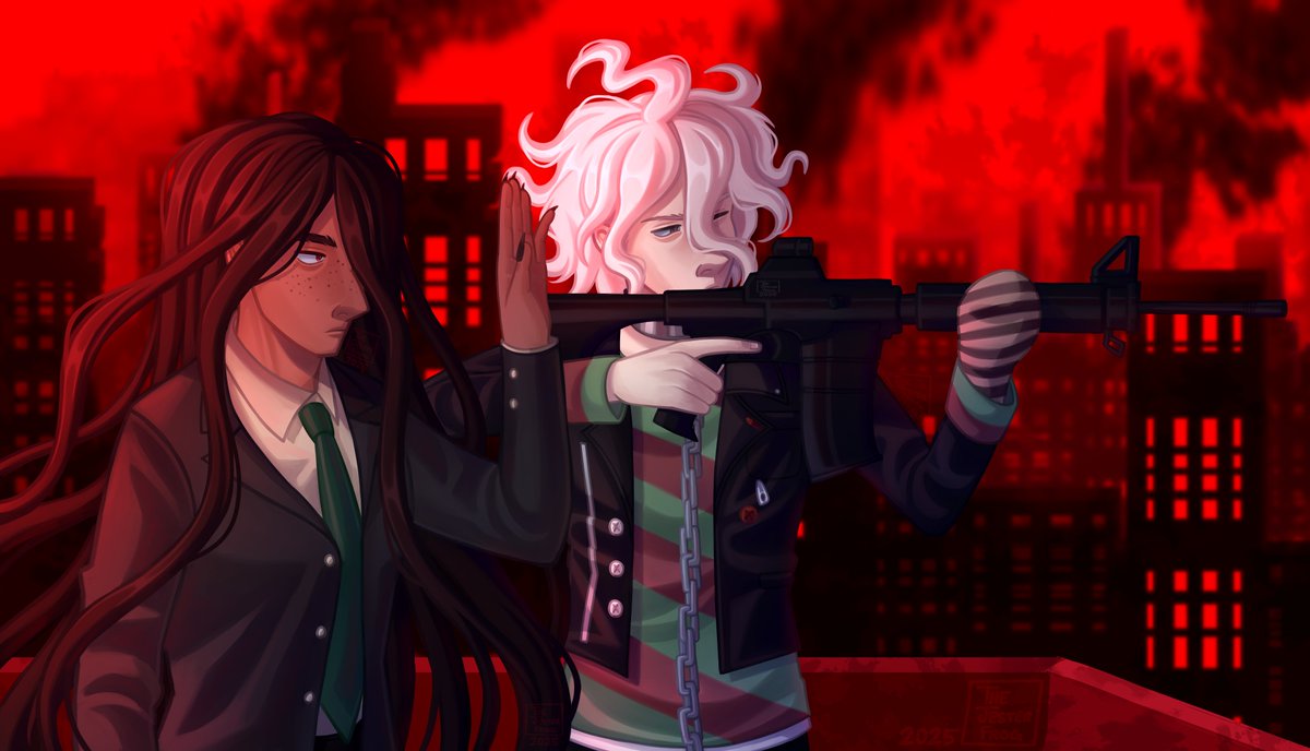 thejesterfrog's tweet photo. hope's lucky shot
#danganronpa #kamukoma https://t.co/oqfwuRs7TW