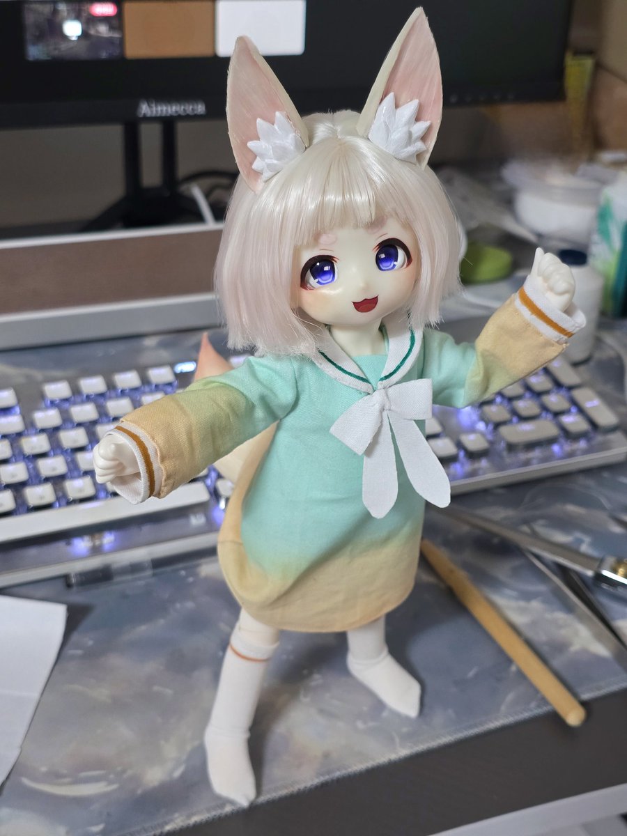 Mousaurus_'s tweet photo. ロポリコーンちゃんを作りました! 眼球さえ変えれば本当に完成だよ!
#ロポリこん #로포리콘 
#VRChat #USD https://t.co/W6h3FTKwp4