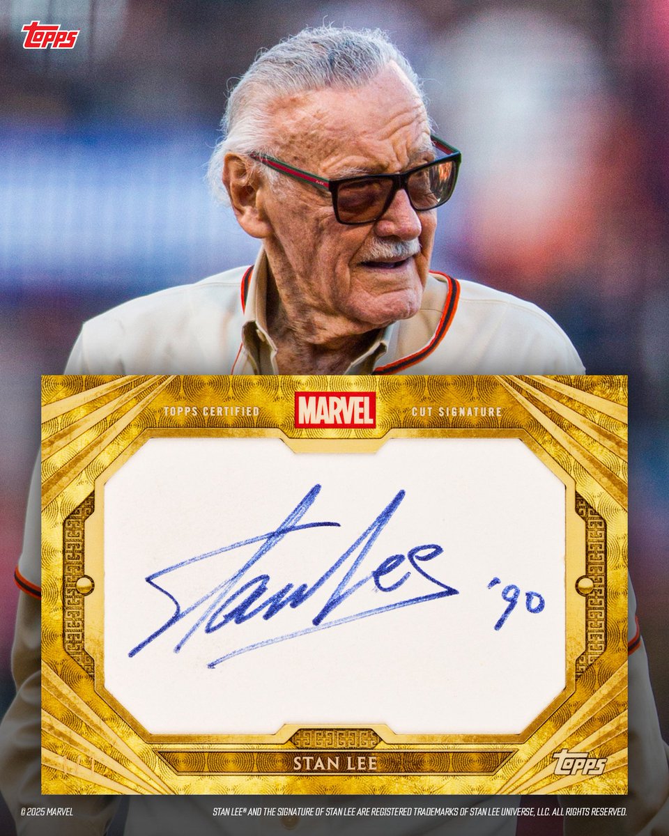 JUST IN: Comic book icon Stan Lee will have a 1/1 cut signature card in the all-new Marvel Mint collection.