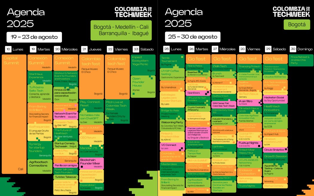 BBVA Spark (@bbvaspark) on Twitter photo 🚀 ¡Ya llega #ColombiaTechWeek 2025!
200+ eventos, 15k asistentes y 300+ inversionistas en 5 ciudades 🇨🇴
Desde <a href="/BBVASpark/">BBVA Spark</a> <a href="/BBVA_Colombia/">BBVA en Colombia</a> estaremos presentes para hablar de tecnología, VC e innovación.
Inscríbete👉 bbva.info/4llAZMl
#HighGrowthCompanies #TechWeekColombia 🚀 ¡Ya llega #ColombiaTechWeek 2025!
200+ eventos, 15k asistentes y 300+ inversionistas en 5 ciudades 🇨🇴
Desde <a href="/BBVASpark/">BBVA Spark</a> <a href="/BBVA_Colombia/">BBVA en Colombia</a> estaremos presentes para hablar de tecnología, VC e innovación.
Inscríbete👉 bbva.info/4llAZMl
#HighGrowthCompanies #TechWeekColombia