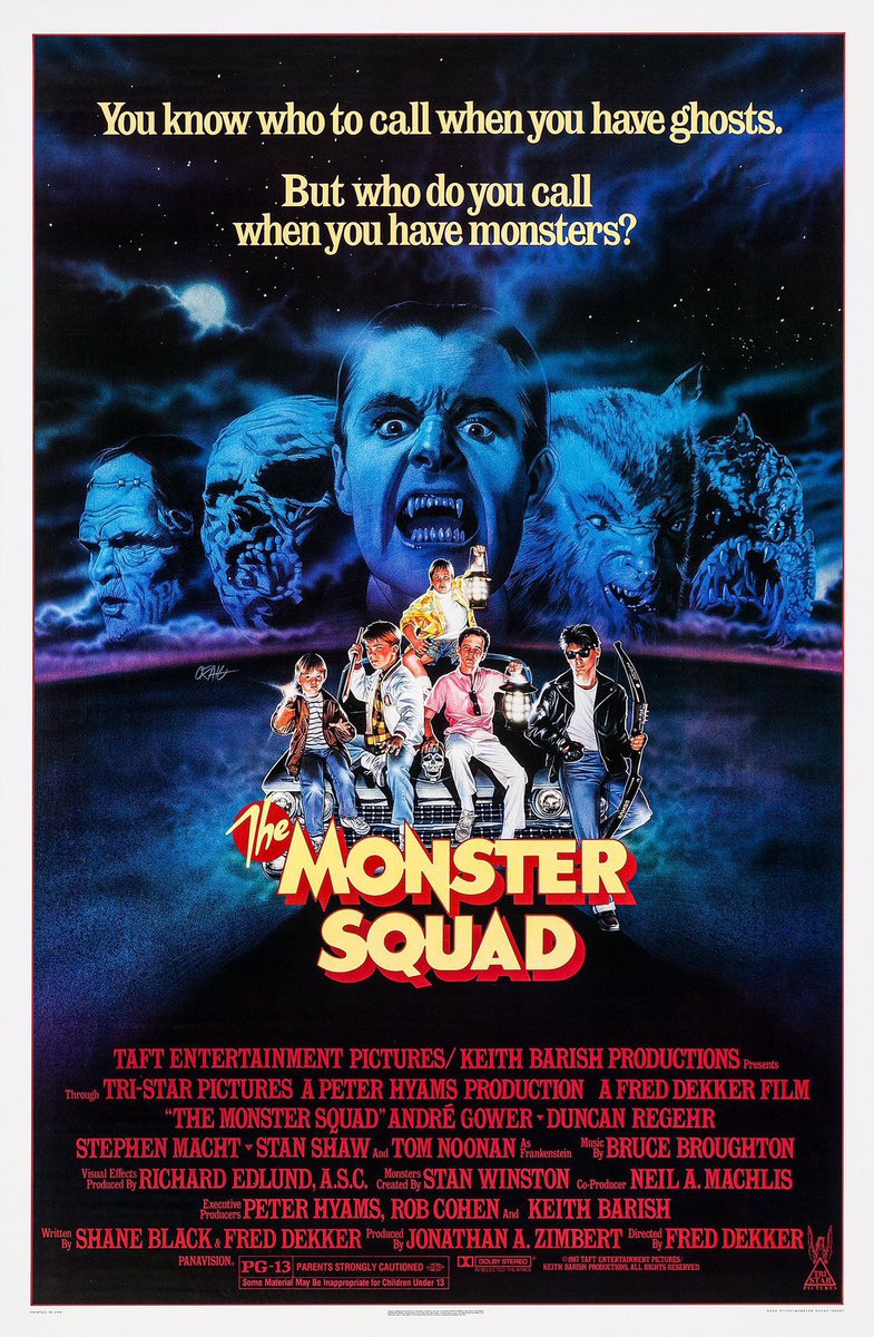 FilmNewsNos's tweet photo. 🎬MOVIE HISTORY: 38 years ago today, August 14, 1987, the movie ‘The Monster Squad’ opened in theaters!

#AndreGower #RobbyKiger #BrentChalem #RyanLambert #MichaelFaustino #AshleyBank #DuncanRegehr #TomNoonan #CarlThibault #JonGries #StephenMacht #JasonHervey #JackGwillim https://t.co/Jdbss0RyTN