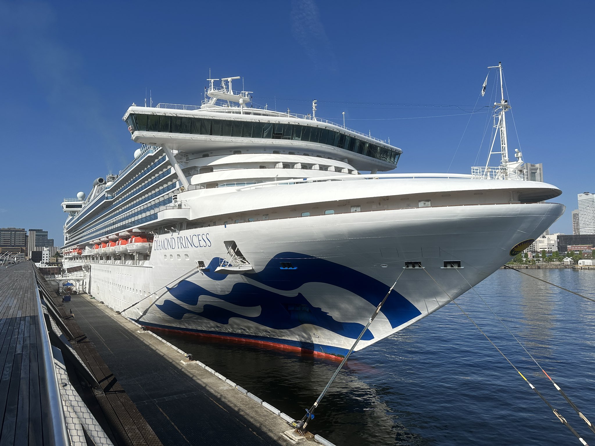 ダイヤモンドプリンセスとはまなすセット マリンちゃん専用 7月5日】大型船ダイヤモンド・プリンセスが敦賀港寄港、観光列車