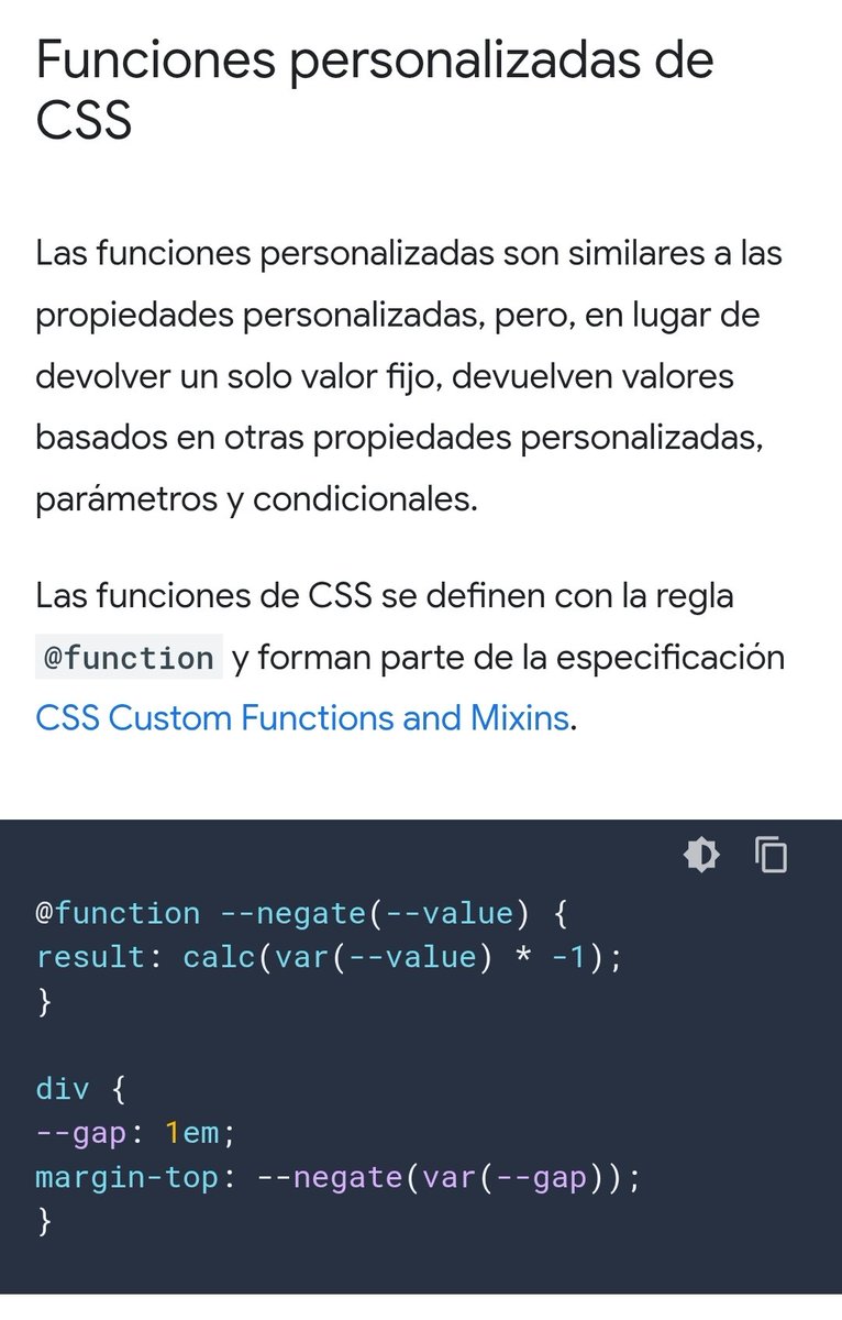 🙃 Ya solo falta que metan bucles al CSS y ya lo podemos llamar lenguaje de programación 
🥲 La virgen lo que en 2 años ha cambiado