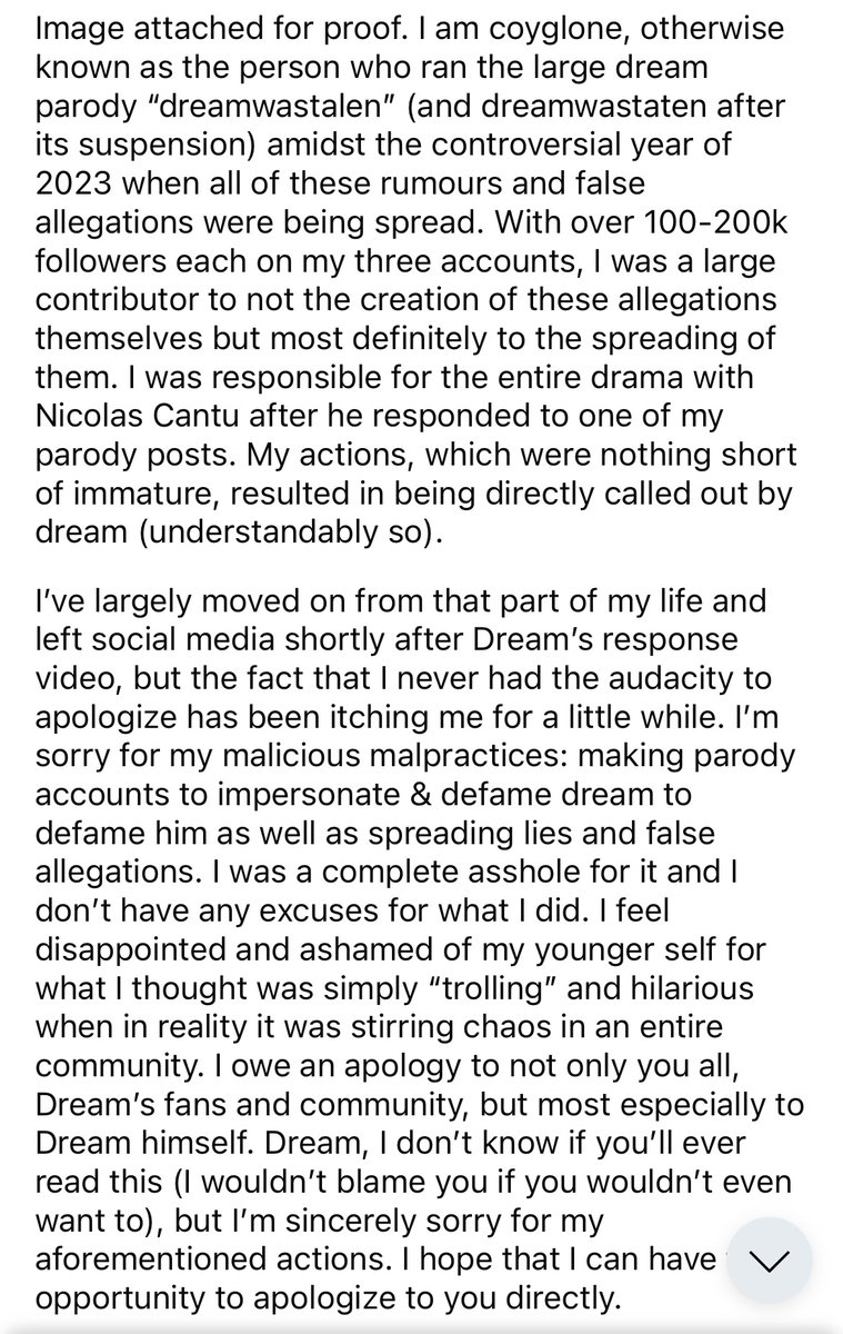 _Devildogs's tweet photo. Dreamwastalen comes back to apologize https://t.co/VdoLfA9WrU