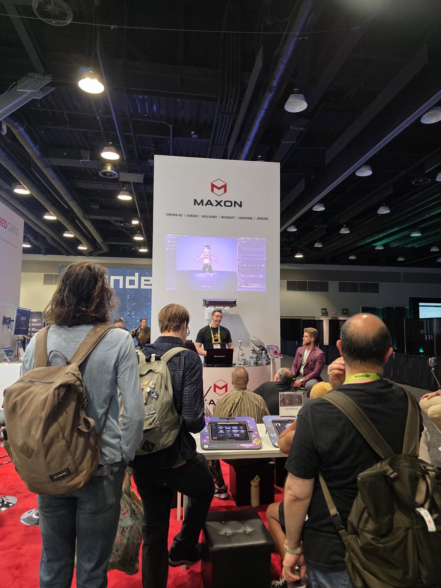 💫 It’s our final day of showcasing #MaxonOne at #SIGGRAPH2025!

🌟 Special thanks to <a href="/JonathanWinbush/">Winbush</a>, <a href="/FeretAngie/">Angie Feret</a>, <a href="/LucasMCuenca/">Lucas Cuenca</a>, <a href="/The3DNinja/">Wes McDermott</a>, &amp; Graham Henry &amp; Jordan Henry of <a href="/MetaTailor_app/">METATAILOR</a>. 🙌 Your expertise and innovations are paving the way for the future of creative tech!