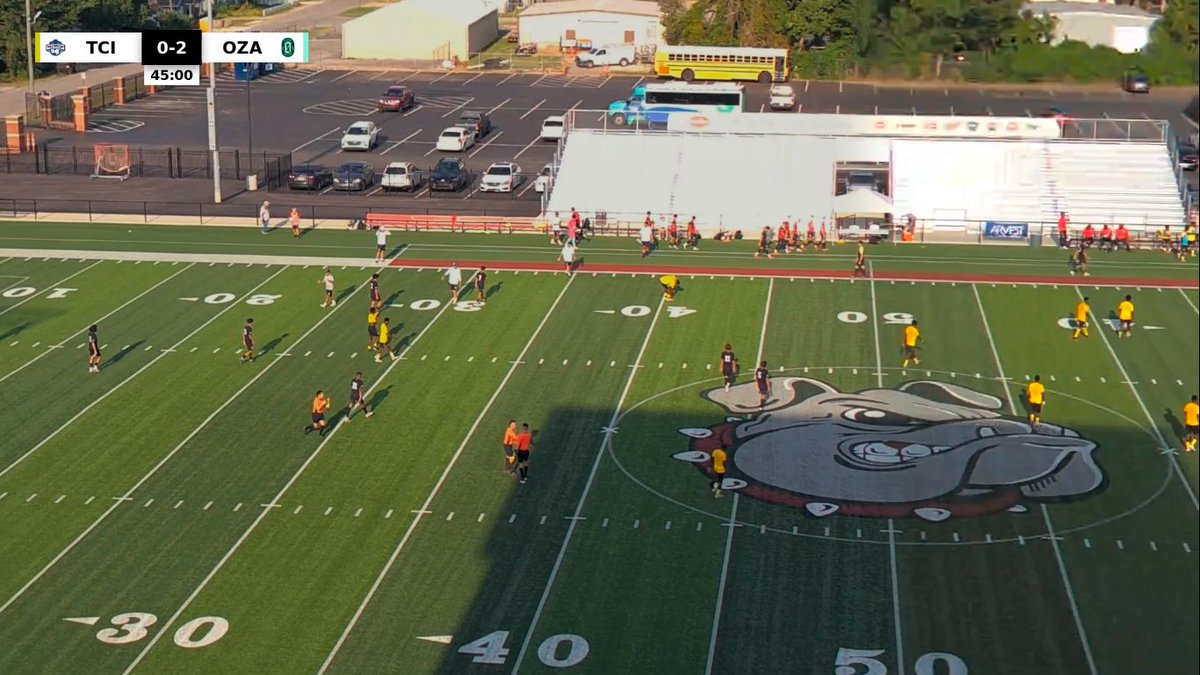 HALFTIME:

Ozark United U19 2
Turks and Caicos🇹🇨 0

Absolute domination from the teenagers of Ozark United U19. The heat and fatigue from playing yesterday are certainly getting to Turks and Caicos🇹🇨.

At the same time, no matter how you put it, this is not a good look for the