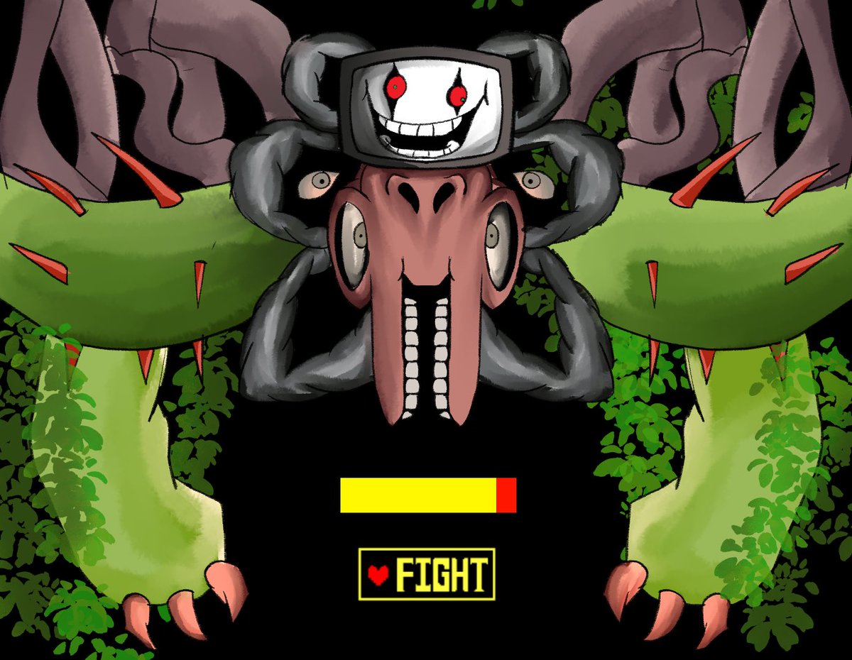 Zyg0mic's tweet photo. Your Best Nightmare.

#undertale #Undertalefanart #omegaflowey https://t.co/0ocQPvKklt