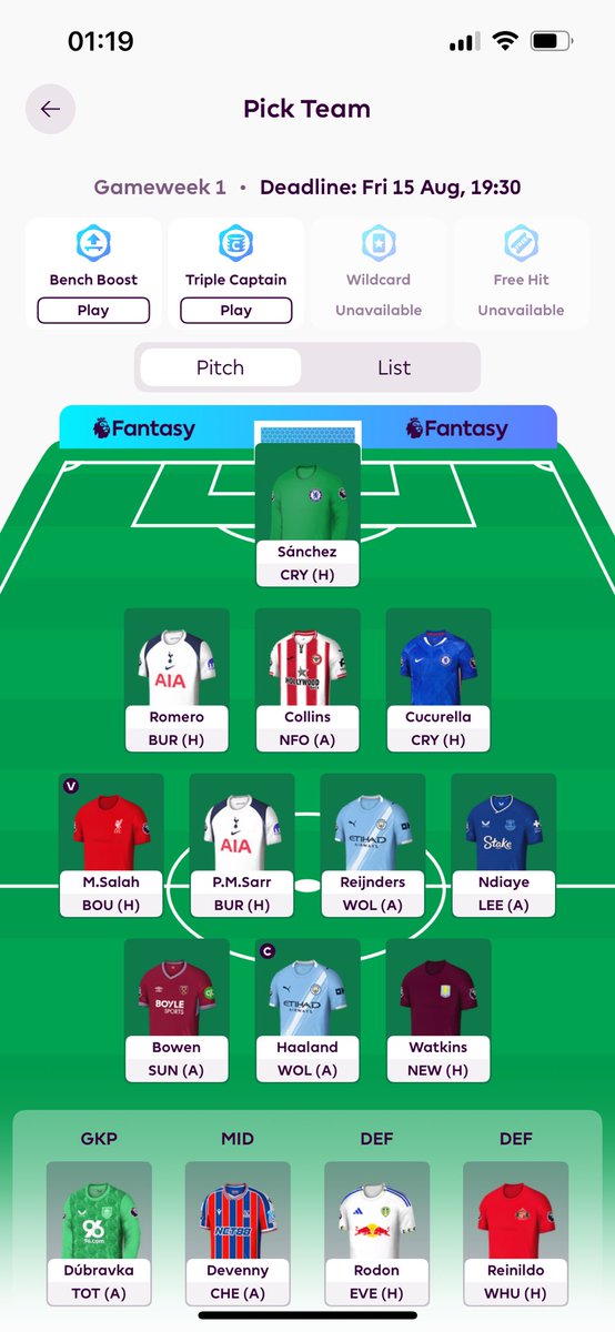 aughod's tweet photo. Here is my Haaland Salah draft Jules.
@LaurensJulien #fpl #PremierLeague https://t.co/diVOEkyRMX