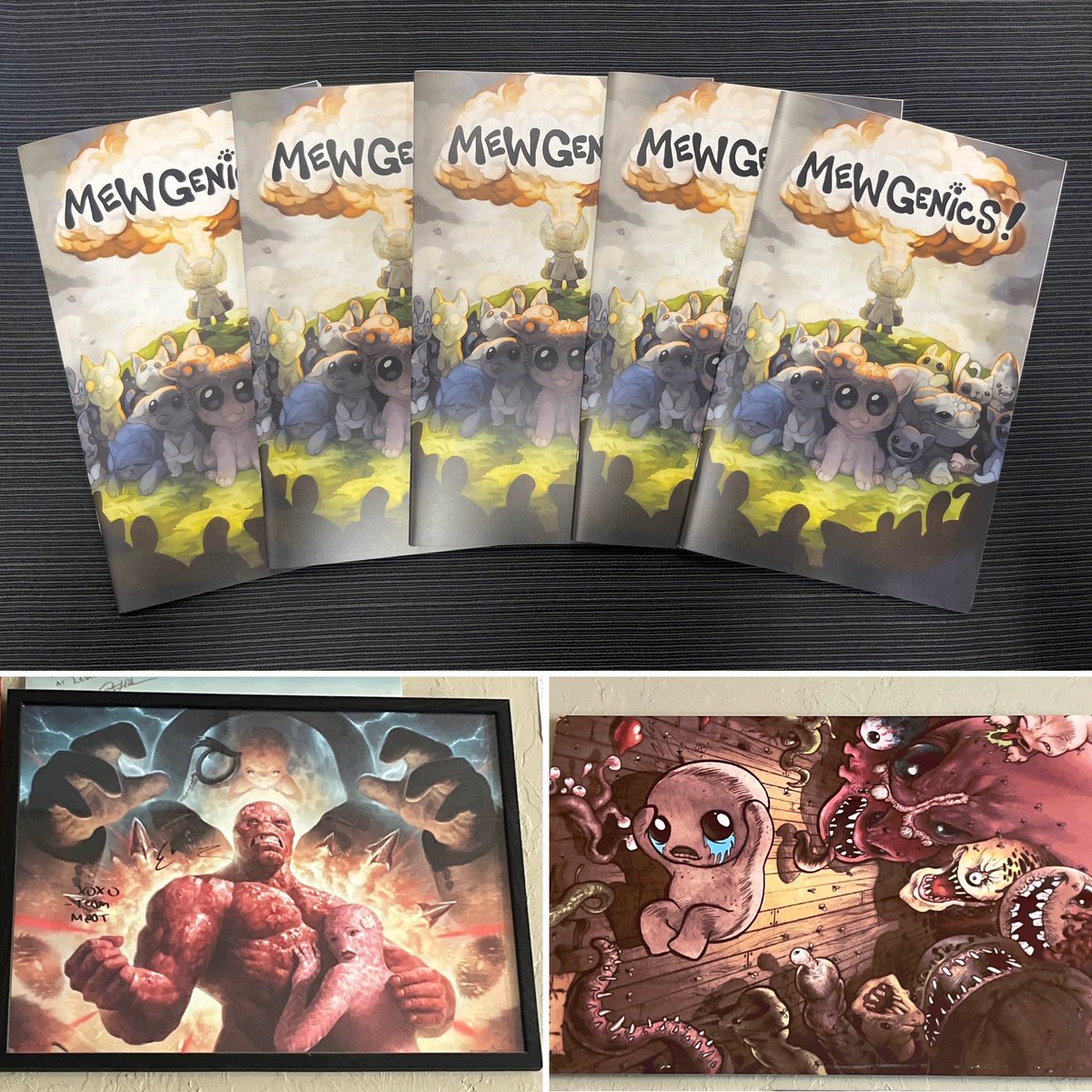 LevelUpStore's tweet photo. Long time friend of the store &amp; renowned indie-game developer, @edmundmcmillen , dropped off some swag for the 2026 release of their next game, Mewgenics. These comics will be given away on a first-come first-serve basis. And don’t forget to Wishlist Mewgenics on Steam! https://t.co/wmmda3lOnS