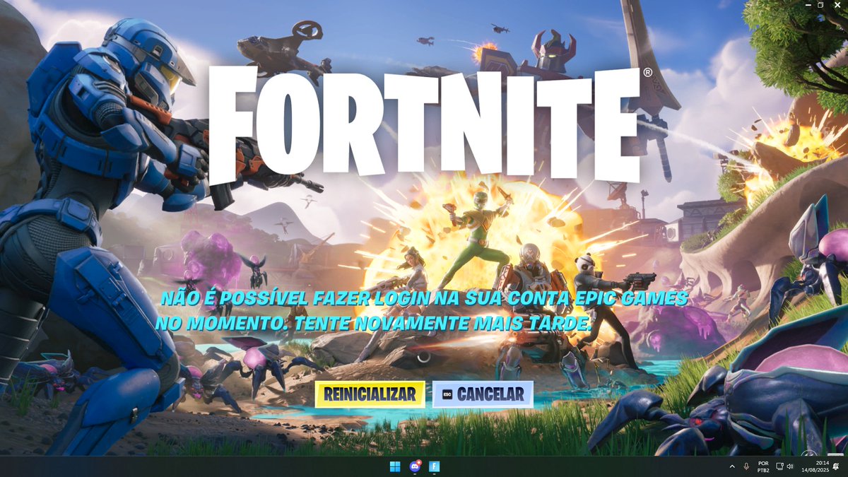 alguém n ta conseguindo entrar no fort? o meu aparece isso aqui: