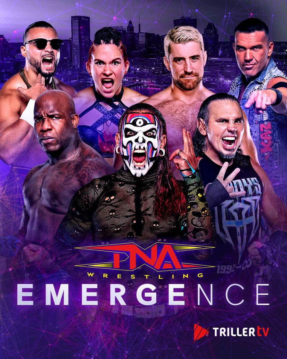 WN_Net's tweet photo. 🚨 CONTEST TIME 🚨 

Thanks to #TrillerTV, we have 1 code for #TNAEmergence tomorrow night.

To enter: 

❤️ Like &amp; RT this post.

✅ Follow us &amp; @Triller_TV. 

🗣️ Comment YOUR favorite TNA feud of all-time.

🎉 Winner announced before tomorrow's event. https://t.co/yuT3SICEEo