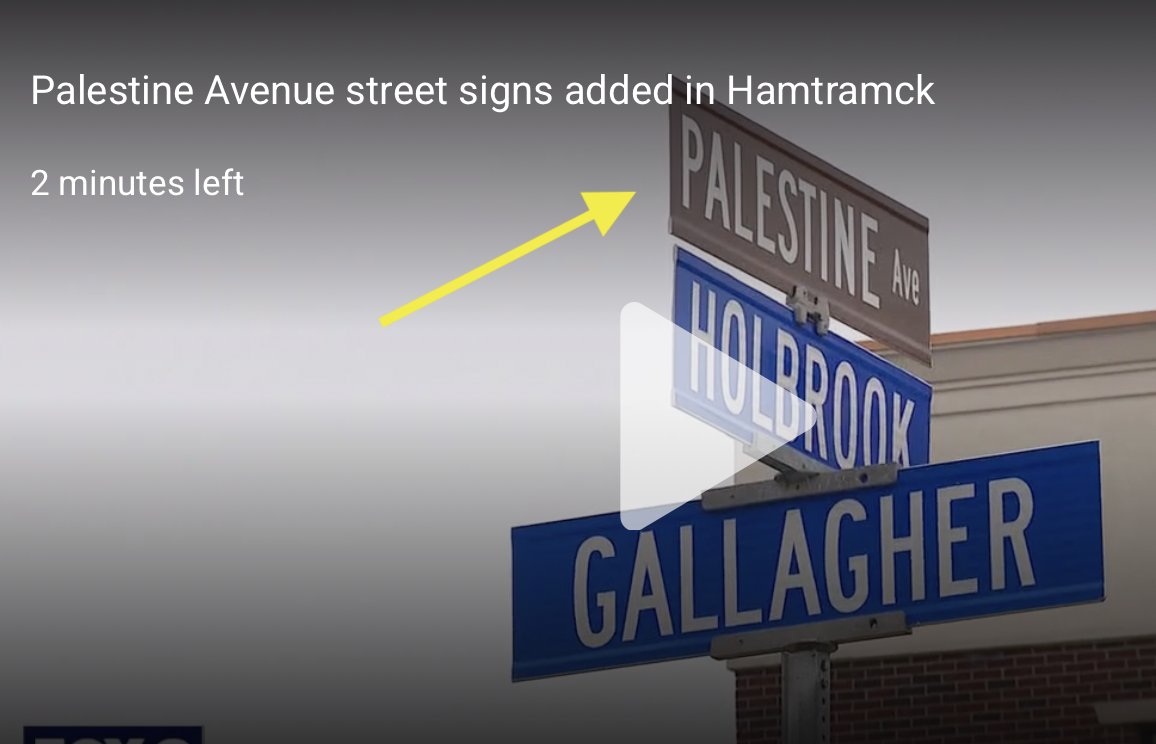 cbrisk1's tweet photo. @RepFine Thank you Congressman Fine.

Next, how about withholding federal funds to cities that rename streets Palestine Ave &amp; Palestine Way - until they remove the signs? 

Disgusting recognition of terrorism and Jew hate.

(signs in Hamtramck, MI &amp; Paterson, NJ). https://t.co/DL6Uz4LXzW