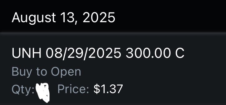 Bought some UNH calls. Saw huge call flow coming in posted in <a href="/TheOwlsCapital/">Owls Capital</a> Got leaps too but stoked for this. Will sell most at open tomorrow. Thank you! Join now use my code: whop.com/checkout/6tPjw…