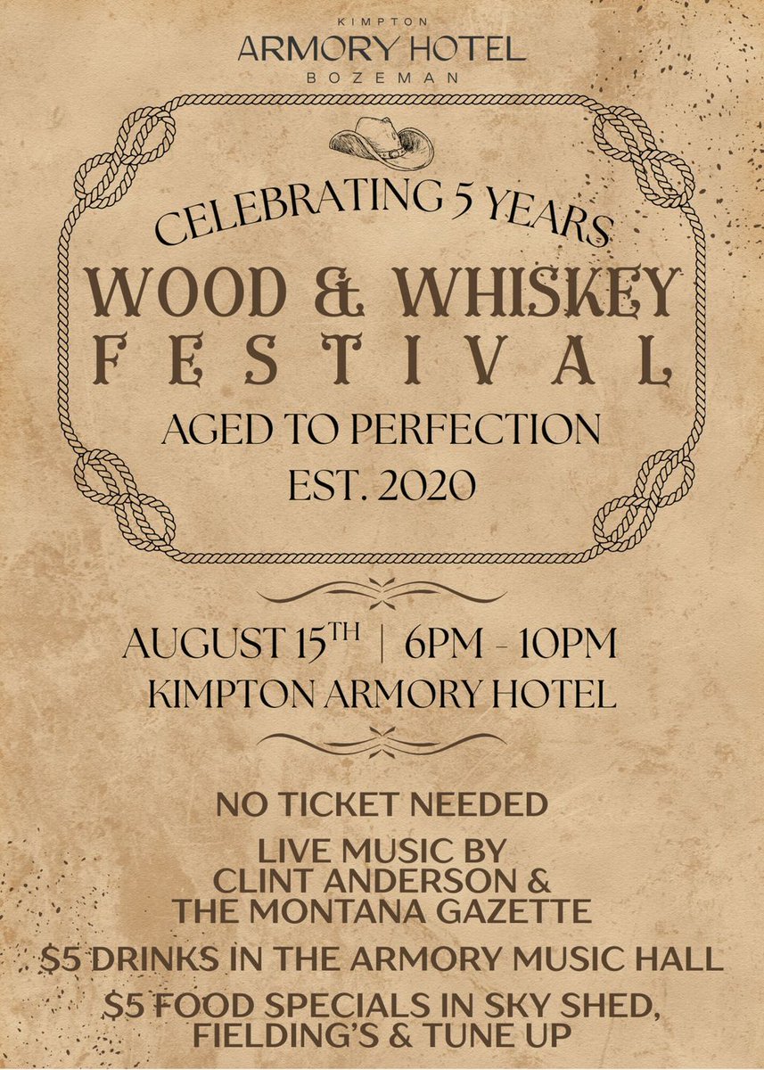 bozemag's tweet photo. 🎶🥃 Wood & Whiskey Festival is back — see you at the Armory tomorrow!
Check out our event calendar for more Bozeman fun → https://t.co/dzULCE7evM
#BozemanEvents #BozemanNightlife #BozemanMusic #LiveMusicBozeman #BozemanMagazine https://t.co/SAHvZJO06i