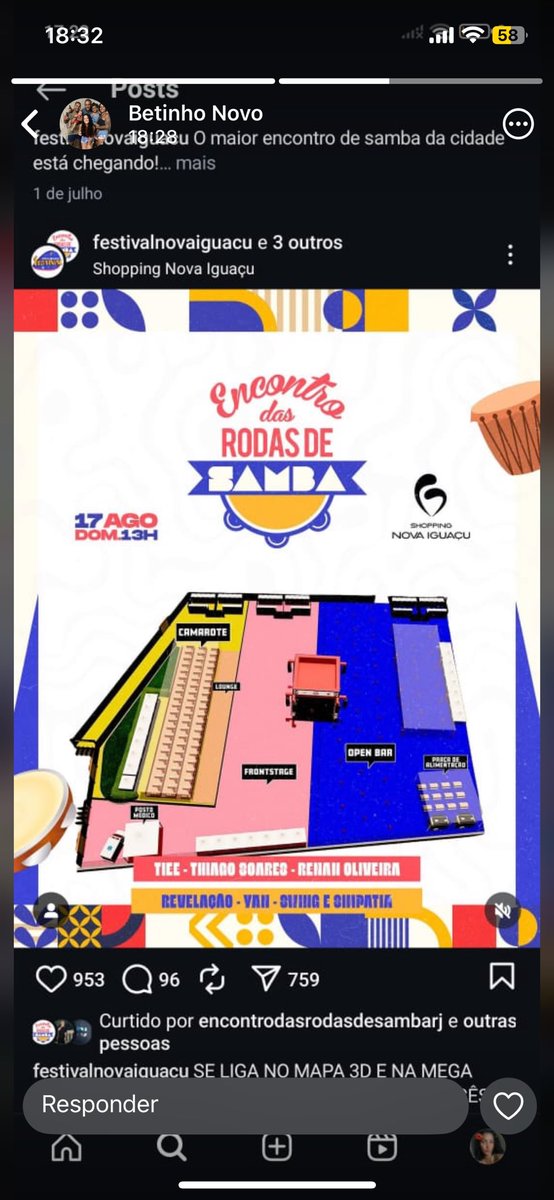 Vendo dois ingressos 110,só vem🥵