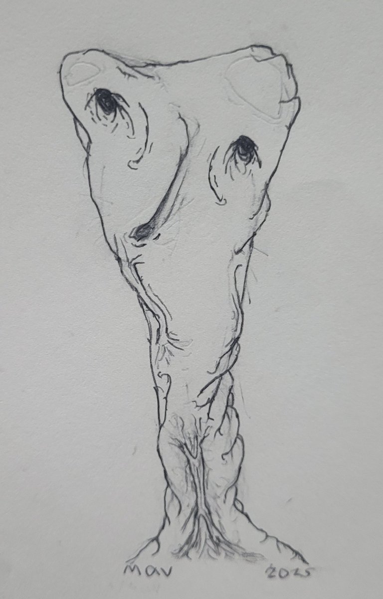 Polar bear 2026.
(Yeah I know I'm like a year or so late to this but idc) 
#Art #horror #HorrorArt #polarbear #ArtCommunity #HorrorCommunity