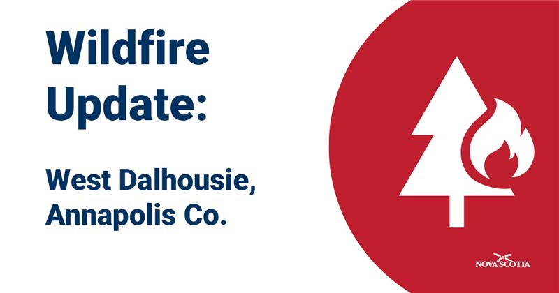 Long Lake fire in West Dalhousie still out of control. New size estimate is 406 hectares. Same resources still working. Protections in place for structures. Continuing fire barrier work. 1/3