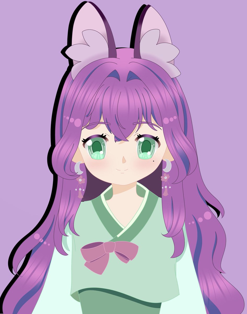 Decided to pick up art again, and the first person to be subjected for a full art piece was my very good friend <a href="/CinnamonKiss/">CinnamonKiss🌸🍀🌧</a> 

Thank you for letting me draw your baby :3